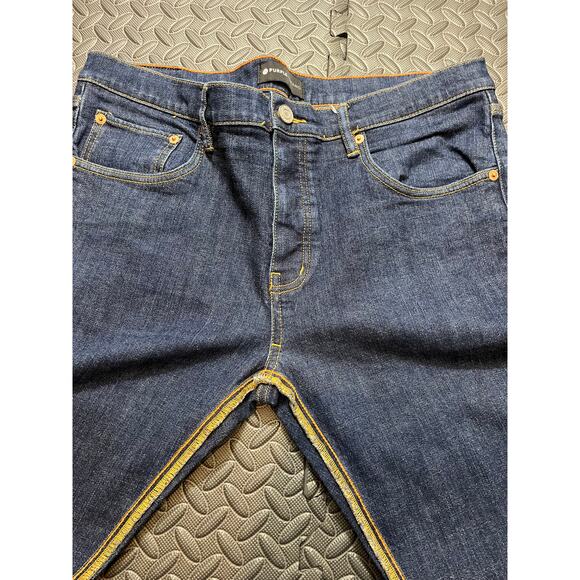 Purple Brand P001 Skinny Exposed Hem Dark Wash‎ Jeans Mens Size 36 Streetwear - Picture 2 of 13